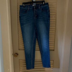 Candace Cameron Bure Dark Blue Skinny Jeans